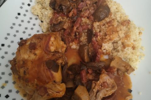 Cliquez pour zoomer ! Lapin sauce chasseur Thermomix par celinefrelon59