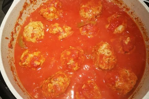 Cliquez pour zoomer ! Boulettes de viandes à la sauce tomate Thermomix par celinefrelon59