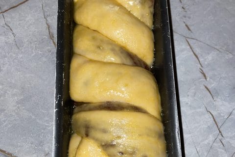 Cliquez pour zoomer ! Cozonac – Brioche roumaine aux noix et chocolat Thermomix par aurelieleolya