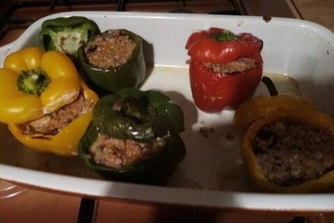 Cliquez pour zoomer ! Rocoto Relleno – Poivrons farcis à la Péruvienne Thermomix par kainouchocho