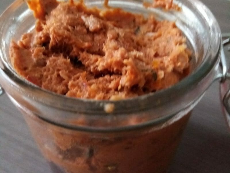 Cliquez pour zoomer ! Rillettes de thon aux tomates séchées Thermomix par kainouchocho