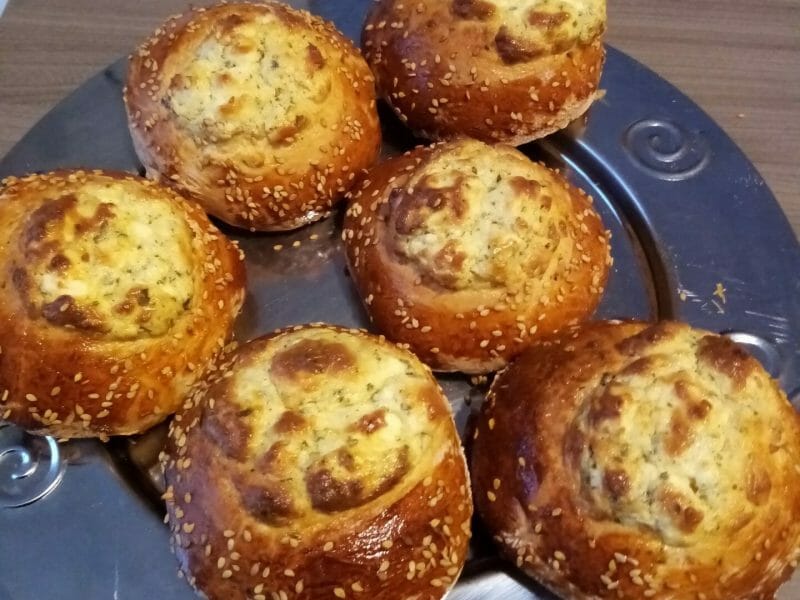 Cliquez pour zoomer ! Poğaça – Petits pains Turcs à la Feta Thermomix par kainouchocho