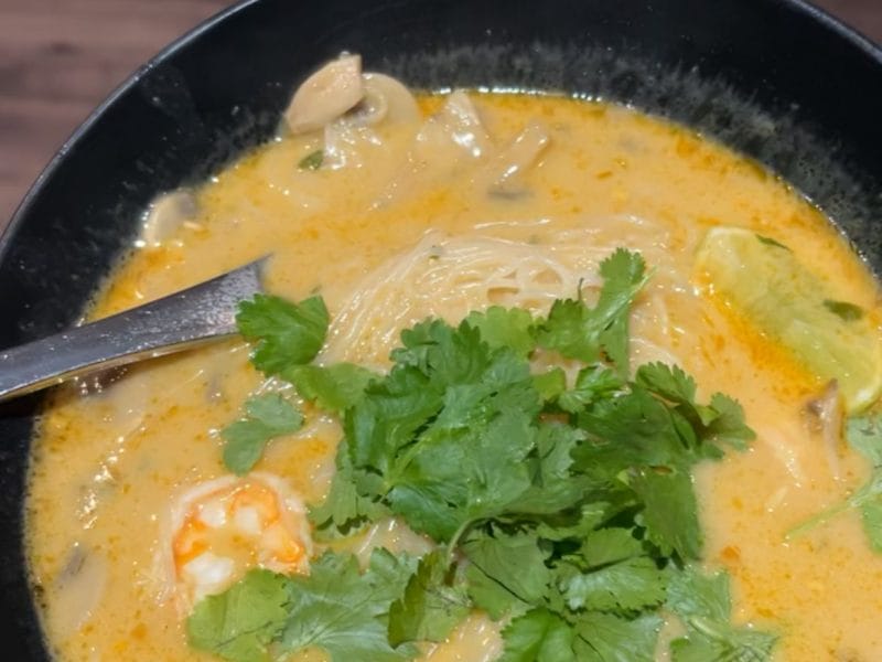 Cliquez pour zoomer ! Soupe curry-coco aux champignons Thermomix par mimihatem