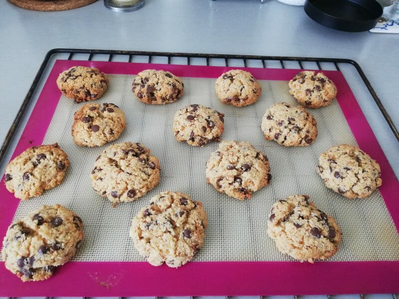 Cliquez pour zoomer ! Cookies au pain rassis et pépites de chocolat Thermomix par mamancuisine