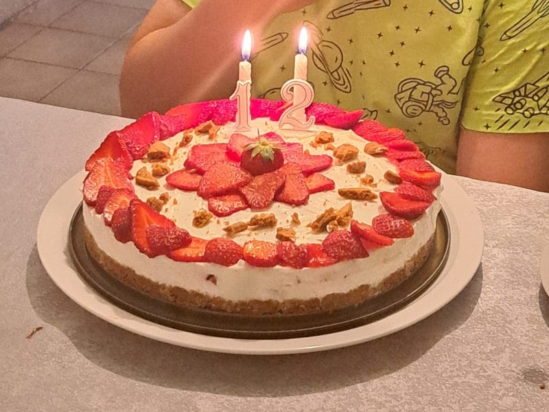 Cliquez pour zoomer ! Tarte aux fraises sans cuisson Thermomix par stelodie