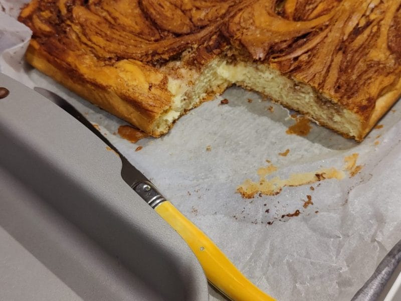 Cliquez pour zoomer ! Gâteau brioché façon cinnamon rolls Thermomix par Minouchette38