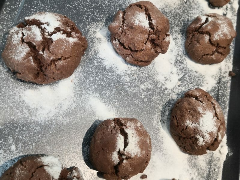 Cliquez pour zoomer ! Craquelés au chocolat Thermomix par prescillia