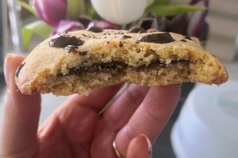 Cliquez pour zoomer ! Cookies fourrés au nutella Thermomix par prescillia
