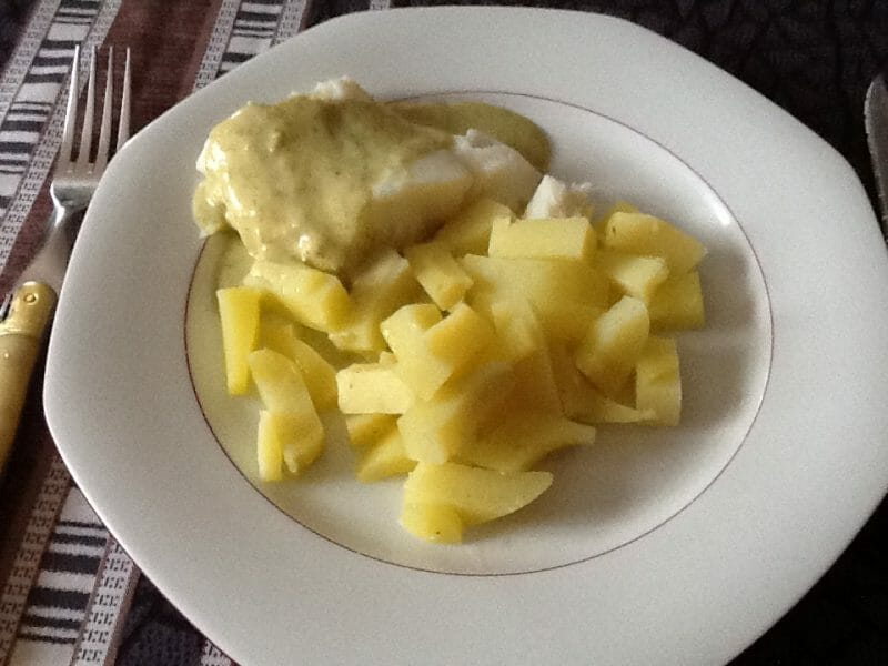 Cliquez pour zoomer ! Filet de cabillaud et sa sauce persillée Thermomix par Midulie