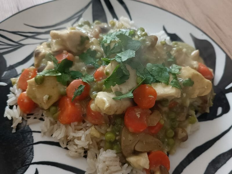 Cliquez pour zoomer ! Fricassée de poulet Thermomix par popodia57