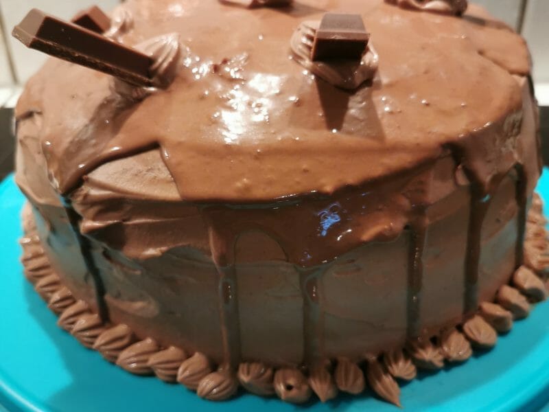 Cliquez pour zoomer ! Layer cake Kinder Bueno Thermomix par pam62100