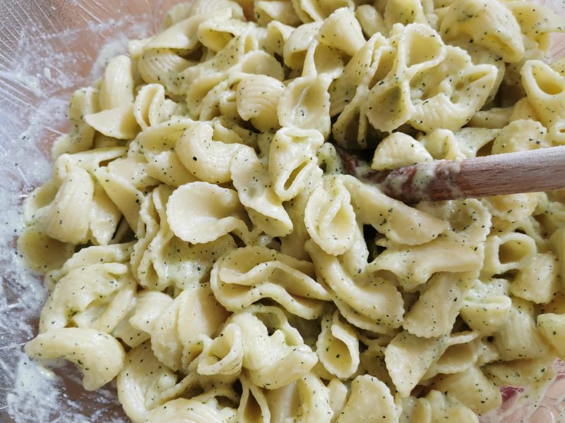 Cliquez pour zoomer ! Farfalle à la crème de courgettes Thermomix par maliadalia