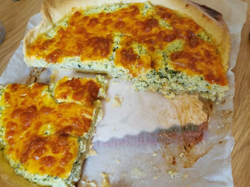 Cliquez pour zoomer ! Tarte courgette, jambon & chèvre Thermomix par maliadalia