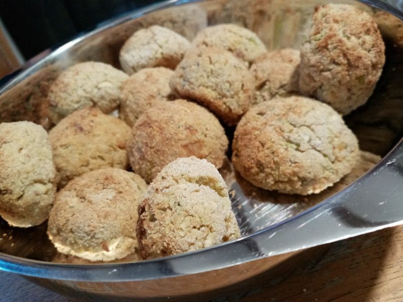 Cliquez pour zoomer ! Boulettes pois chiches et courgettes Thermomix par maud_35