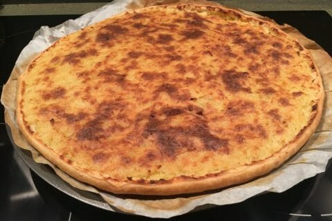 Cliquez pour zoomer ! Tarte feuilletée aux oignons au Thermomix