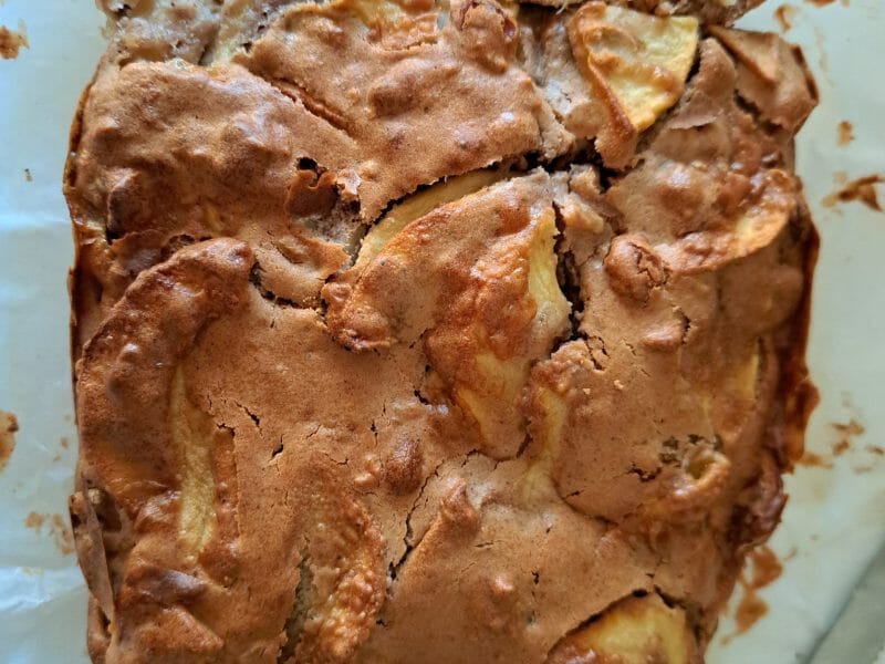 Cliquez pour zoomer ! Gâteau aux pommes, noix et raisins secs Thermomix par manou1983