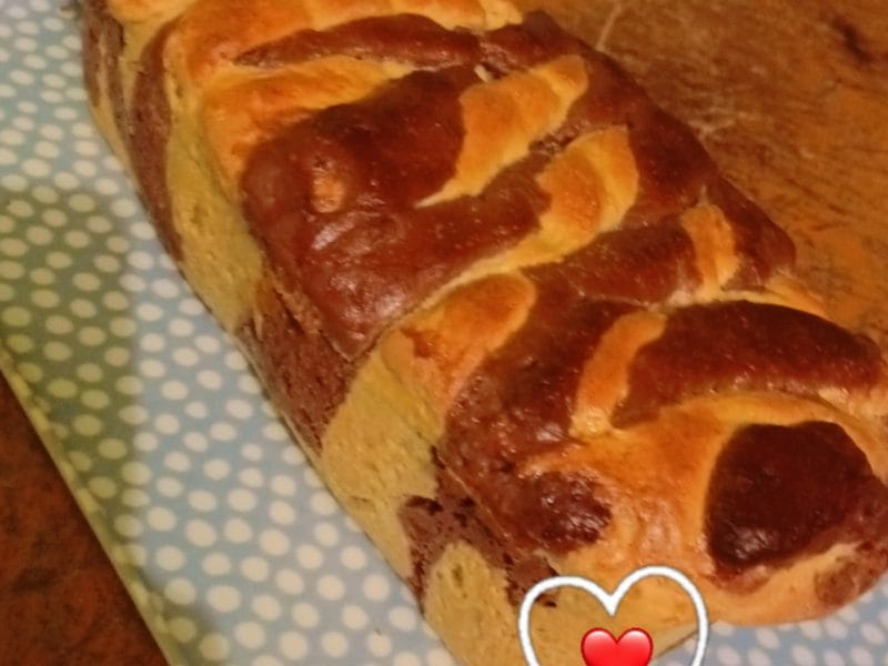 Cliquez pour zoomer ! Brioche marbrée Thermomix par alicia1015