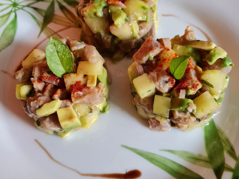 Cliquez pour zoomer ! Tartare de thon rouge Thermomix par christellej
