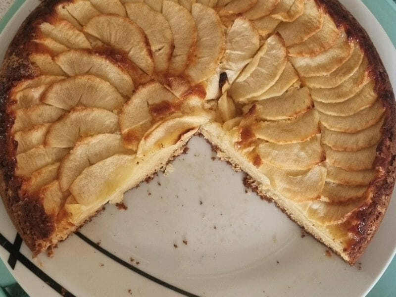 Cliquez pour zoomer ! Gâteau aux pommes et mascarpone Thermomix par laura_193