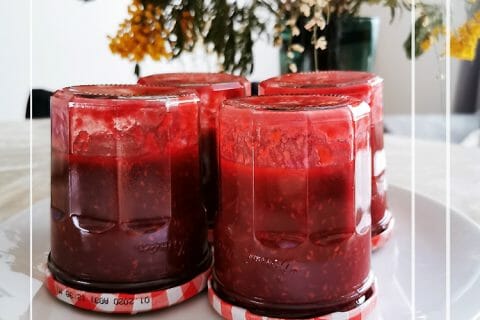 Confiture de framboises au Thermomix - Cookomix