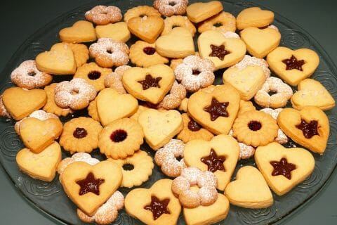 Cliquez pour zoomer ! Sablés à la presse à biscuits Thermomix par nathalie_borella