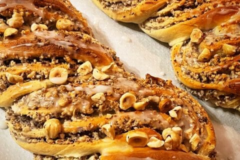 Cliquez pour zoomer ! Brioche tressée aux noisettes Thermomix par nathalie_borella