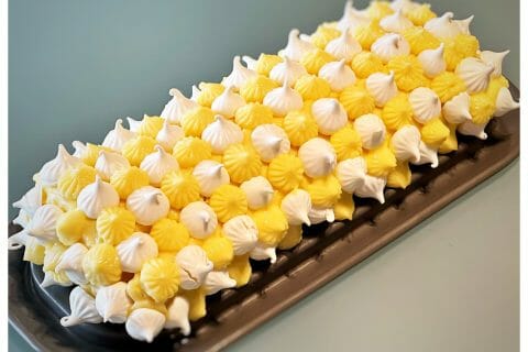 Cliquez pour zoomer ! Bûche au citron meringuée Thermomix par nathalie_borella