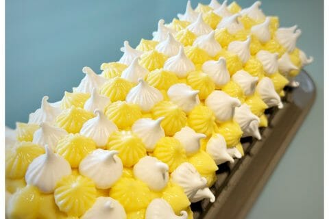 Cliquez pour zoomer ! Bûche au citron meringuée Thermomix par nathalie_borella