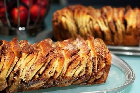 Cliquez pour zoomer ! Brioche à effeuiller à la cannelle Thermomix par nathalie_borella