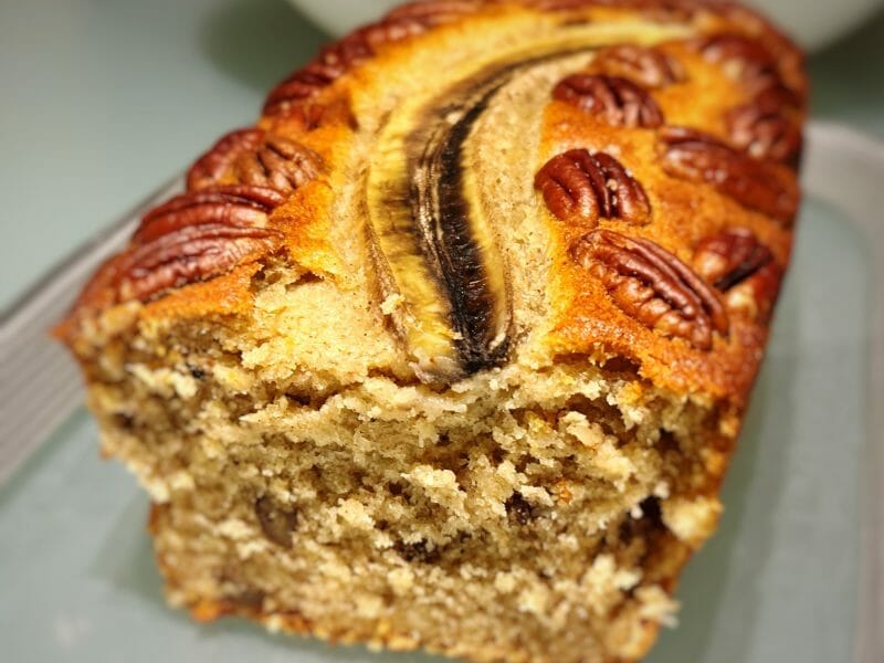 Cliquez pour zoomer ! Banana bread aux noix de pécan Thermomix par nathalie_borella