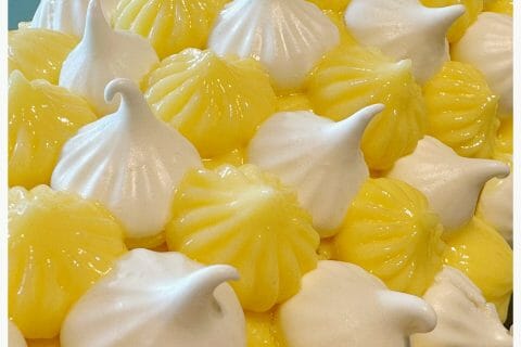 Cliquez pour zoomer ! Bûche au citron meringuée Thermomix par nathalie_borella