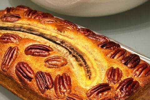 Cliquez pour zoomer ! Banana bread aux noix de pécan Thermomix par nathalie_borella