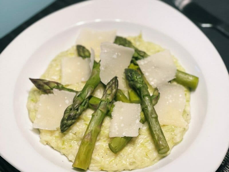 Cliquez pour zoomer ! Risotto aux asperges vertes Thermomix par nathalie_borella