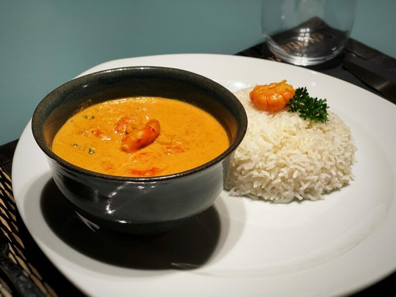 Cliquez pour zoomer ! Curry de crevettes au lait de coco Thermomix par nathalie_borella