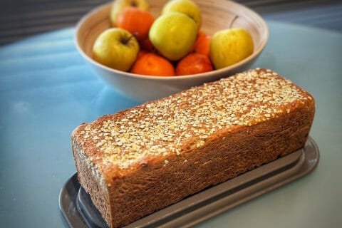 Cliquez pour zoomer ! Pain aux flocons d’avoine et au miel Thermomix par nathalie_borella