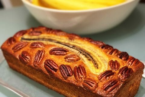 Cliquez pour zoomer ! Banana bread aux noix de pécan Thermomix par nathalie_borella