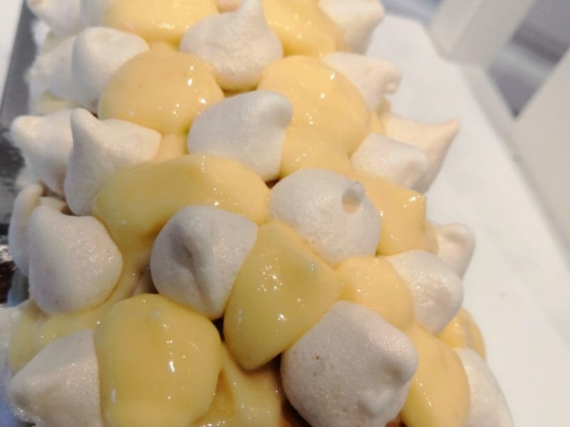 Cliquez pour zoomer ! Bûche au citron meringuée Thermomix par robane68