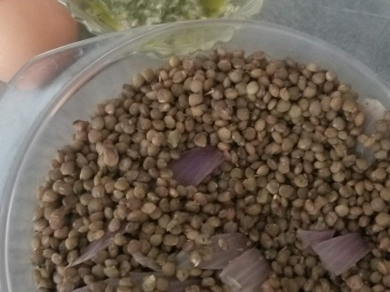 Cliquez pour zoomer ! Salade de lentilles Thermomix par Annie