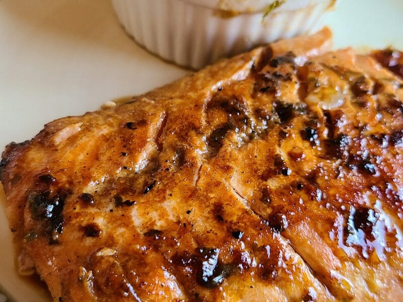 Cliquez pour zoomer ! Saumon au citron et à l’ail Thermomix par rushout555