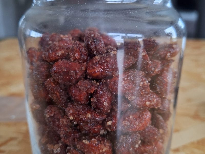 Cliquez pour zoomer ! Amandes grillées à la cannelle et au miel Thermomix par katchen