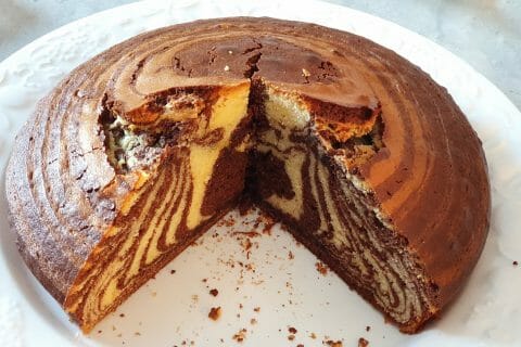 Cliquez pour zoomer ! Gâteau zébré Thermomix par stephlucie1328