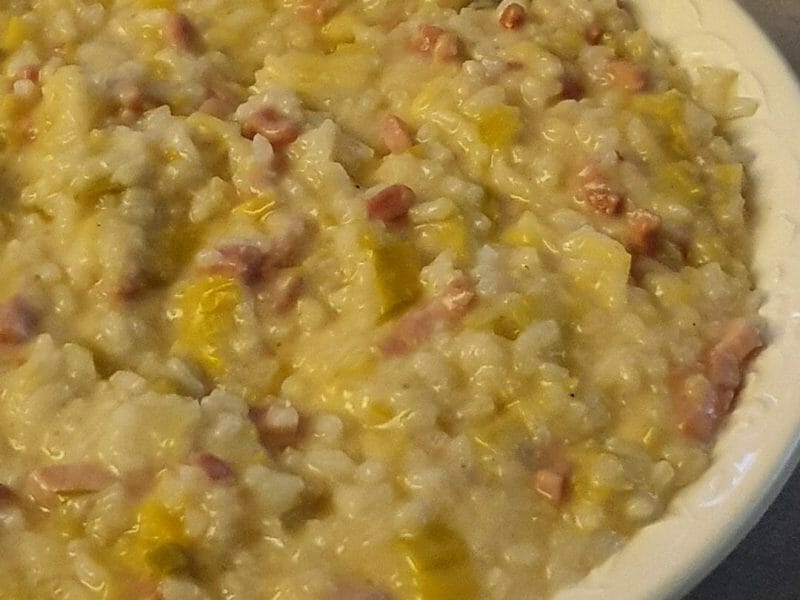 Cliquez pour zoomer ! Risotto poireaux et lardons Thermomix par stephlucie1328