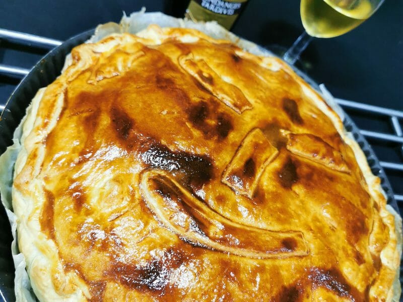 Cliquez pour zoomer ! Tourte au poulet et aux champignons Thermomix par saturnin213