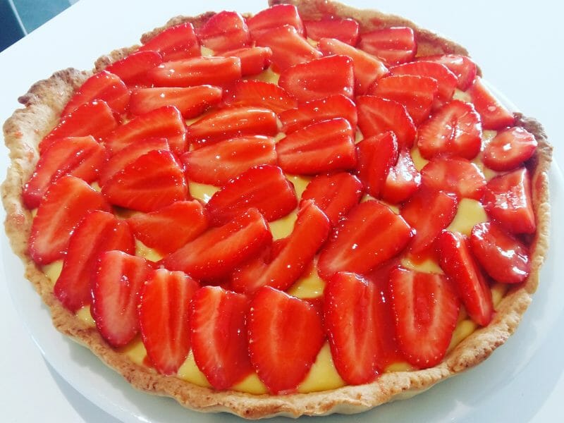 Cliquez pour zoomer ! Tarte aux fraises Thermomix par Flo24