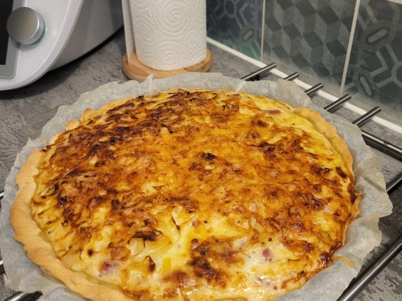 Cliquez pour zoomer ! Tarte aux poireaux Thermomix par Flo24