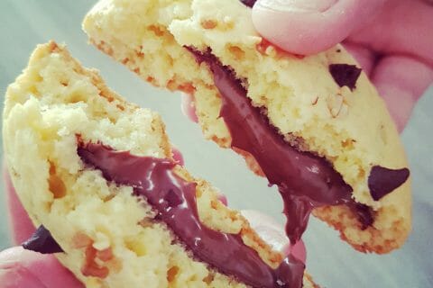 Cliquez pour zoomer ! Cookies fourrés au nutella Thermomix par Flo24
