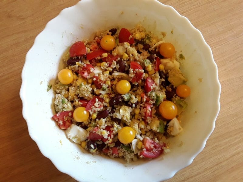 Cliquez pour zoomer ! Salade de quinoa mexicaine Thermomix par danz