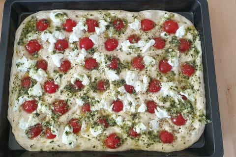 Cliquez pour zoomer ! Focaccia des Pouilles Thermomix par Nataly83