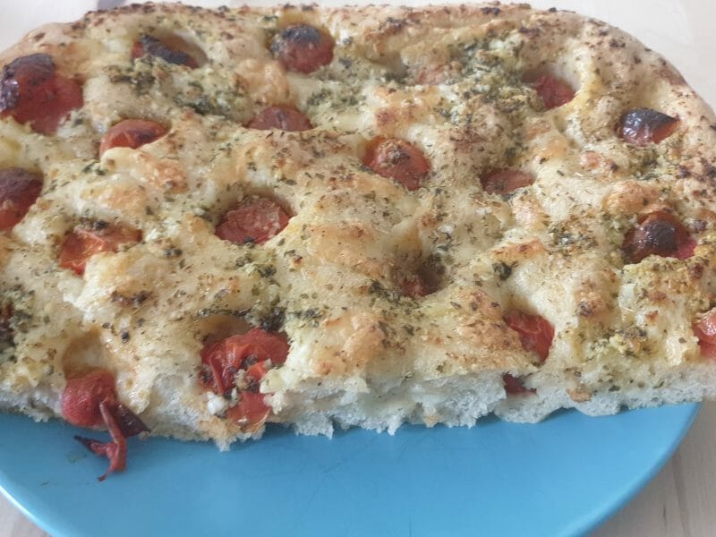 Cliquez pour zoomer ! Focaccia des Pouilles Thermomix par Nataly83