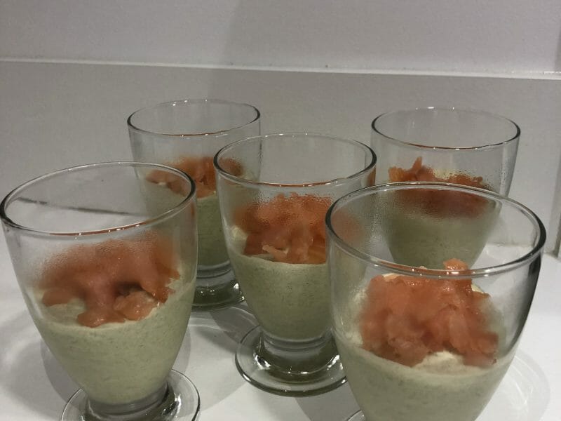 Cliquez pour zoomer ! Mousse d’asperges au saumon fumé Thermomix par giuliv